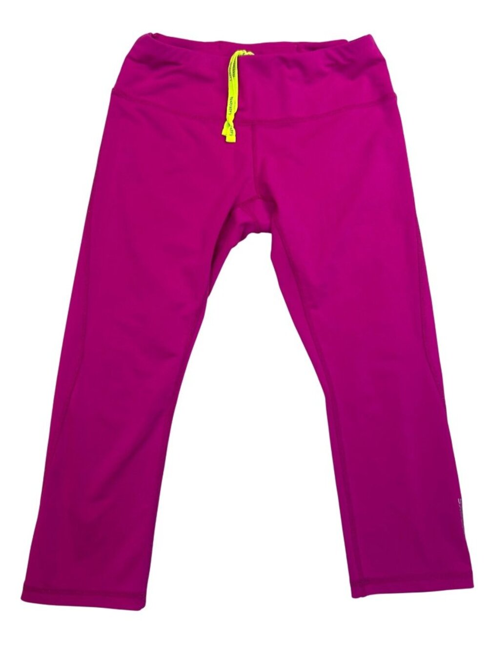 Brooks Dri Layer Cropped Leggings Women's M Pink Stretch Athletic Training Pants